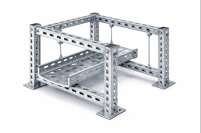 Пример применения: профиль для кабельных трасс (консоль/рама)